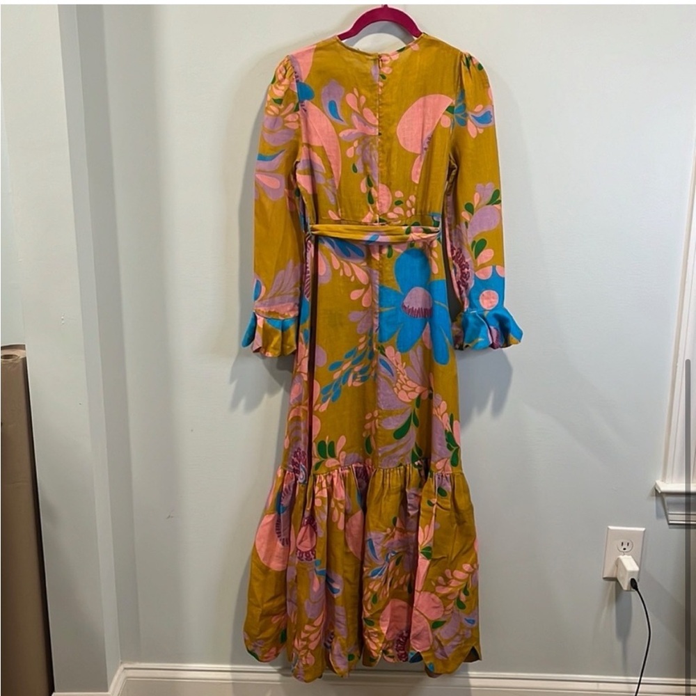 Zimmermann Teddy Frill Hem Linen 0/XS - Picture 5 of 5